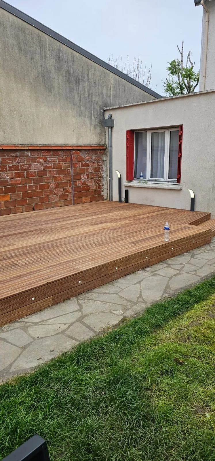Terrasse bois traité